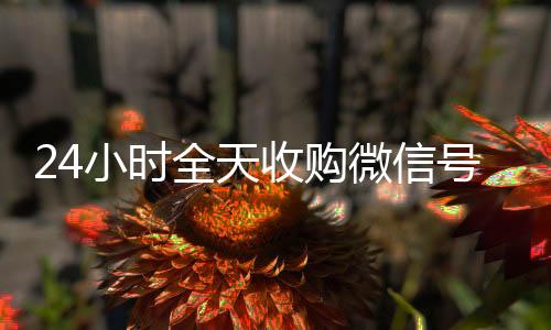 24小时全天收购微高价回收vx秒结平台信号（出售微信24小时在线回收）